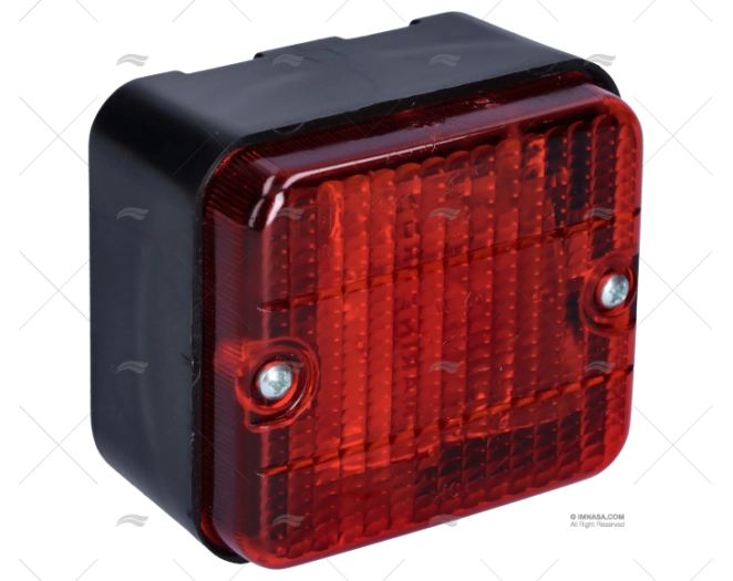 LUZ POSIÇÃO STD VERMELHA 80x70x55mm