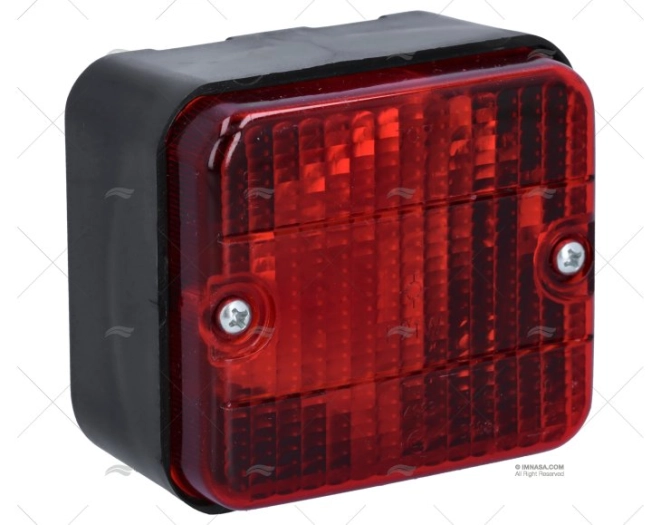 RED STD STOP LIGHT 80x70x55mm