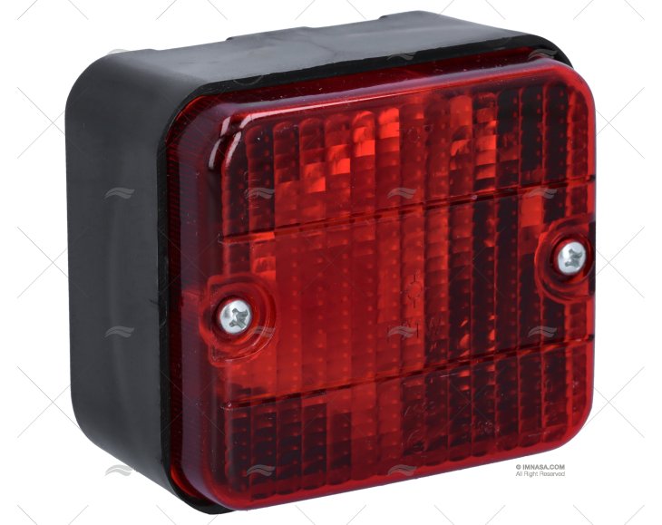 RED STD STOP LIGHT 80x70x55mm