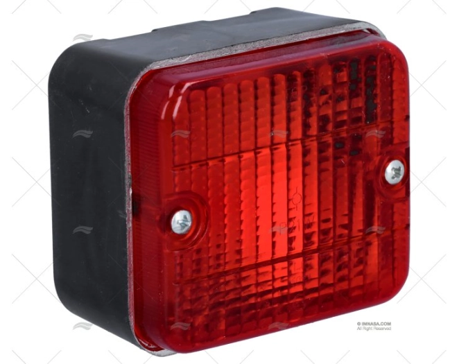 RED STD FOG LIGHT 80x70x55mm