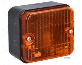 ORANGE STD FLASHING LIGHT 80x70x55mm