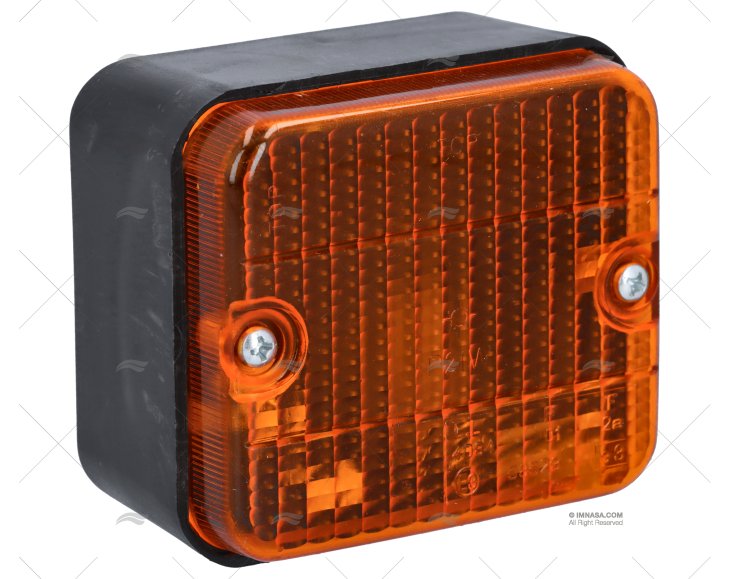 ORANGE STD FLASHING LIGHT 80x70x55mm