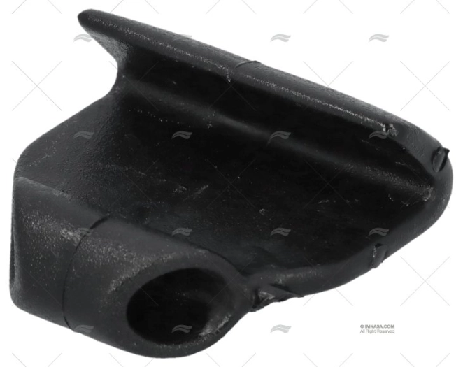 GANCIO PER TENDALINO GOMMONE NERO TESSILMARE