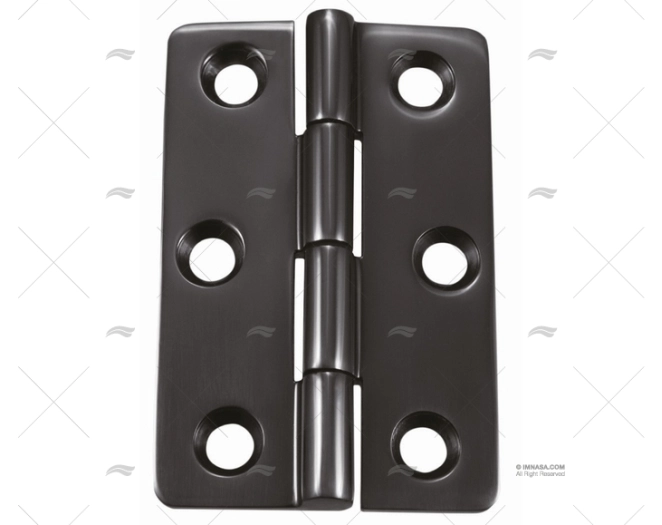 BLACK BUTT HINGE UP 77 X 51mm INOX 316 MARINE TOWN