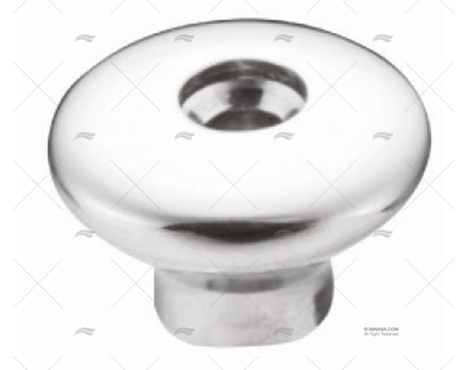 CABINET KNOB  W SCREW SS316 MARINE TOWN