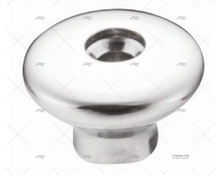 CABINET KNOB  W SCREW SS316 MARINE TOWN
