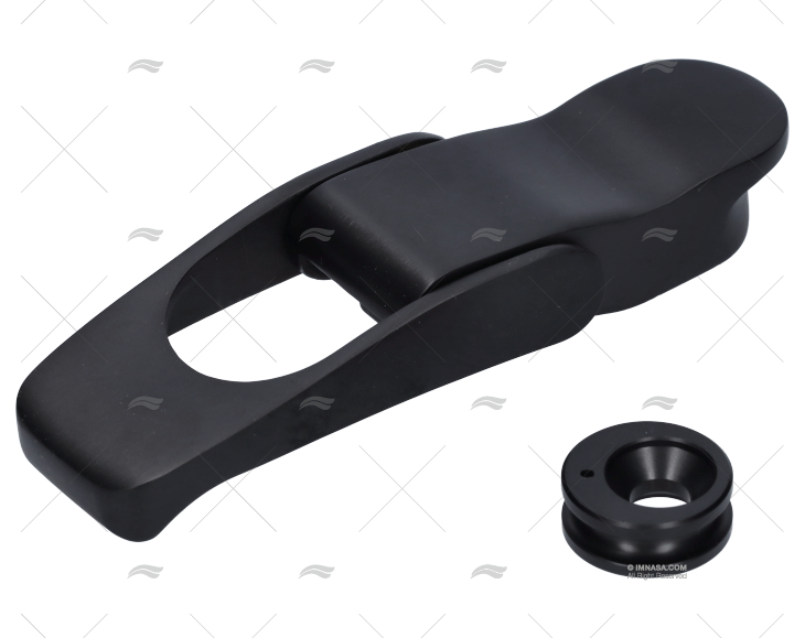 CIERRE INOX SS316 S/LLAVE NEGRO MATE MARINE TOWN