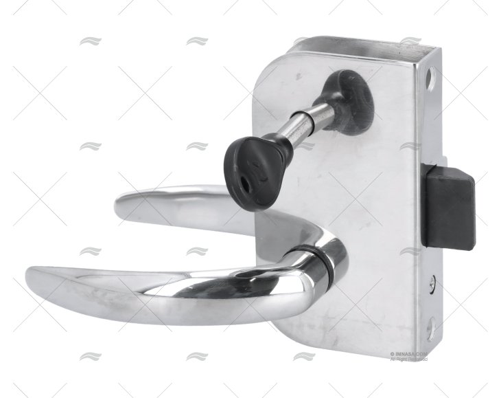 PRIVACY DOOR LATCH W/LOCK SS316 LEFT MARINE TOWN