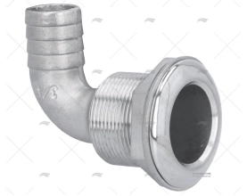 SHORT THRU HULL 90º SS316 3/4" MARINE TOWN