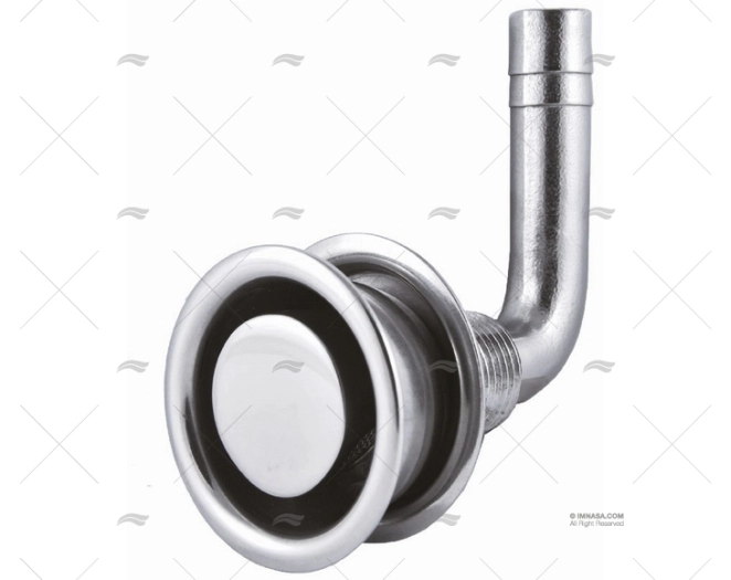 SFIATO 90º INOX SS316 13mm MARINE TOWN