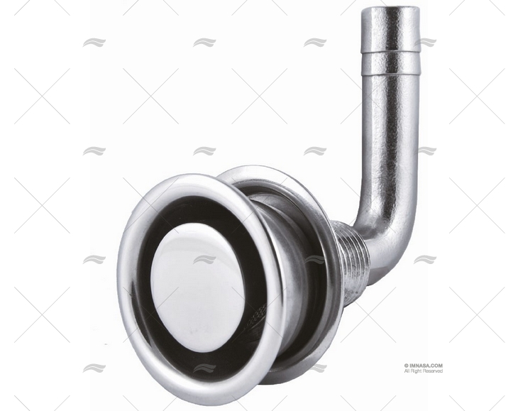 SFIATO 90º INOX SS316 13mm MARINE TOWN