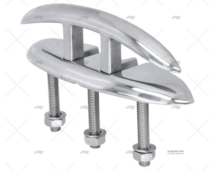 PULL UP FOLDING CLEAT SS316 W/STUDS 202m MARINE TOWN