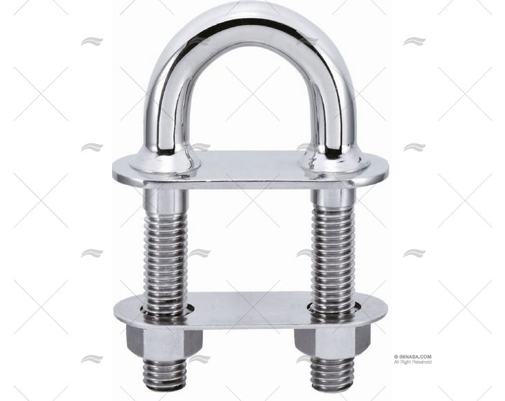 CÂNCAMO INOX SS304 12,7mm MARINE TOWN