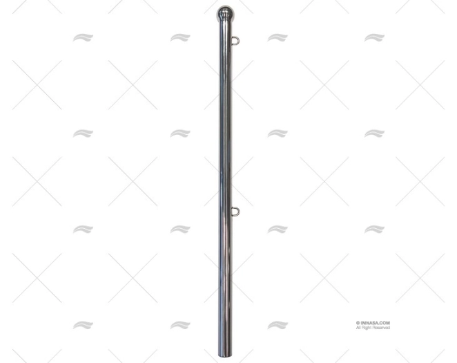 ASTA BANDERA INOX-304 MAGNETICA 610 mm