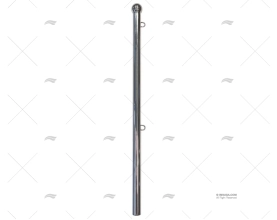 ASTA BANDERA INOX SS304 MAGNETICA 610mm