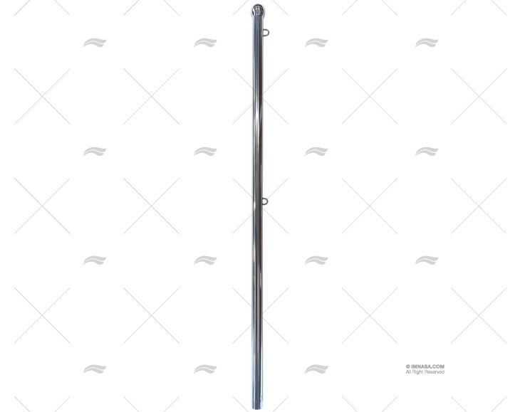 ASTA BANDERA INOX SS304 MAGNETICA 852mm