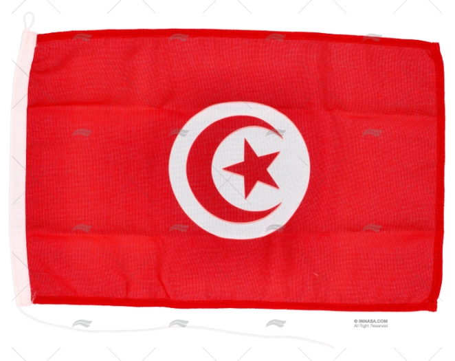 DRAPEAU TUNISIE   45x 30cm ADRIA BANDIERE