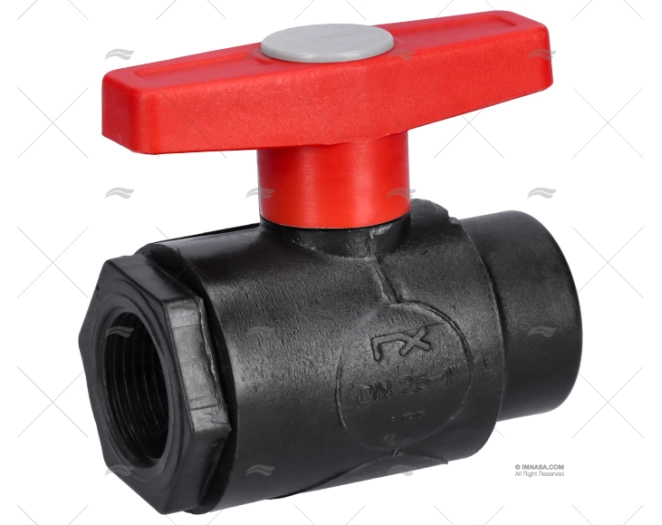 VÁLVULA DE BOLA 2 VIAS PPG 1" RANDEX IBERICA