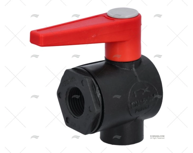 VÁLVULA DE BOLA 2 VIAS EM L PPG 1/2" RANDEX IBERICA