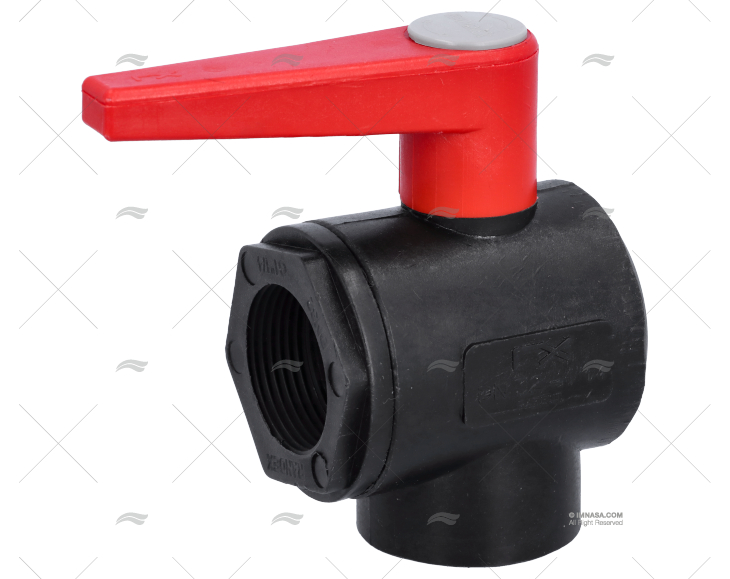VÁLVULA DE BOLA 2 VIAS EM L PPG 1"1/4 RANDEX IBERICA