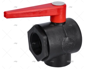 VÁLVULA DE BOLA 2 VIAS EM L PPG 2" RANDEX IBERICA
