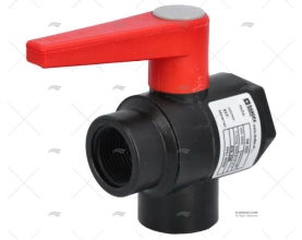 BALL VALVE VERTICAL 3 WAYS  PPG 1" RANDEX IBERICA