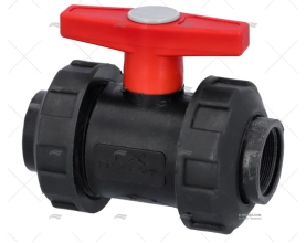 VALVOLA DI PALLA DOPPIO UNIONE BSP  PPG 3/4 RANDEX IBERICA