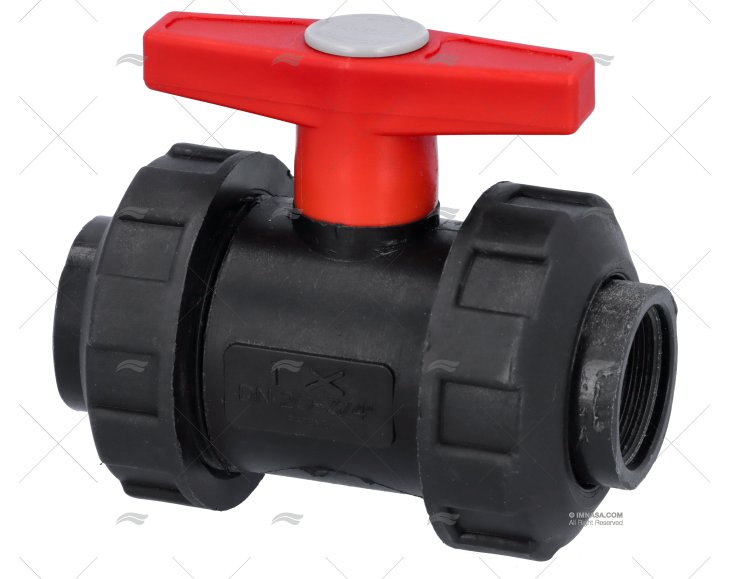 VÁLVULA DE BOLA DUPLO UNIÃO BSP  PPG 3/4 RANDEX IBERICA