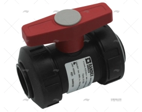 VALVOLA DI PALLA DOPPIO UNIONE BSP  PPG 1" RANDEX IBERICA