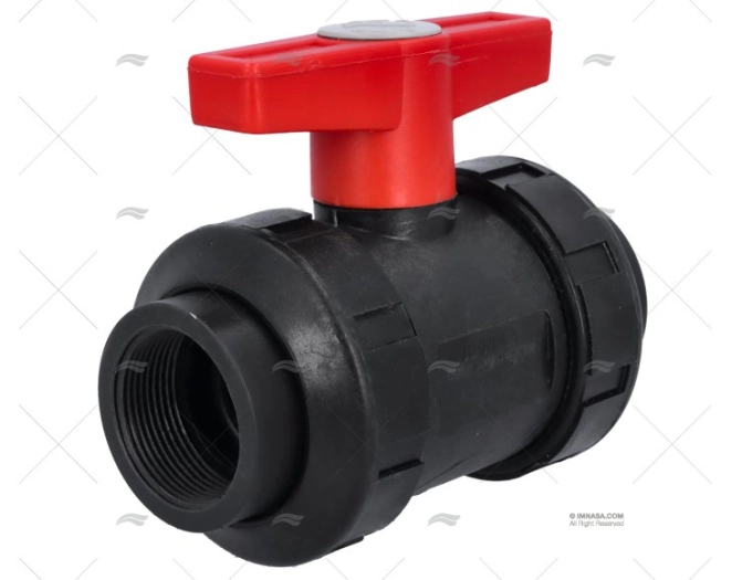 VALVULA DE BOLA DOBLE UNION BSP  PPG 1"1 RANDEX IBERICA