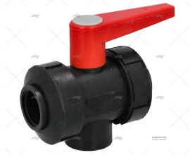 VALVOLA  3 VIE DOPPIO UNIONE BSP  PPG 1" RANDEX IBERICA