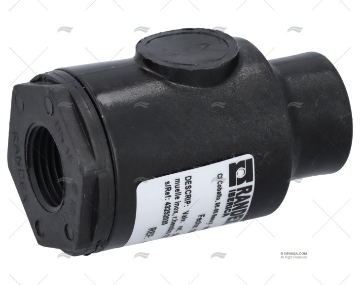 VÁLVULA DE RETENÇÃO BSP  PPG 1/2" RANDEX IBERICA