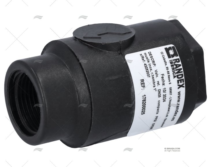 VÁLVULA DE RETENÇÃO BSP  PPG 1" RANDEX IBERICA