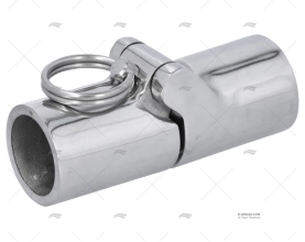 SUPPORTO CAPOTTINA INOX 22mm