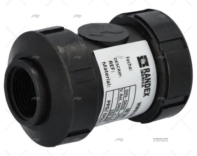 VÁLVULA DE RETENÇÃO BSP  PPG 1" RANDEX IBERICA