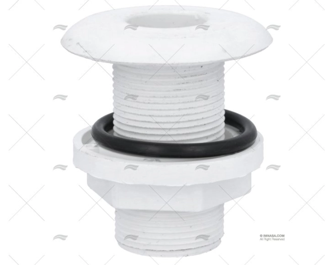 THROUGH HULL WHITE  PPG 1"1/4 RANDEX IBERICA