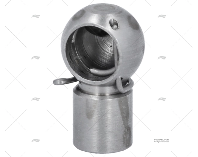SUPORTE INOX PARA BOLA 10mm ROSCA 6mm