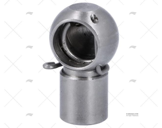 SUPORTE INOX PARA BOLA 10mm ROSCA 8mm