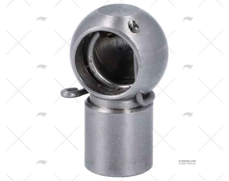SUPORTE INOX PARA BOLA 10mm ROSCA 8mm