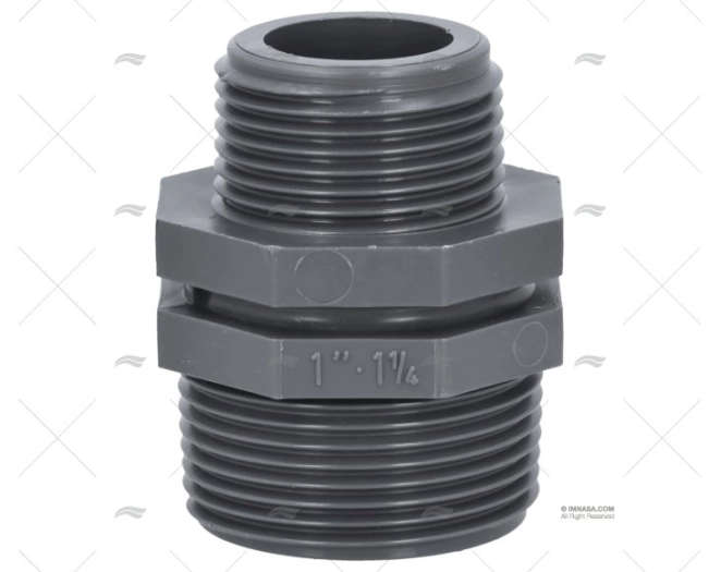 MAMELON FILETE BSP  PP 1"1/4 x 1" RANDEX IBERICA