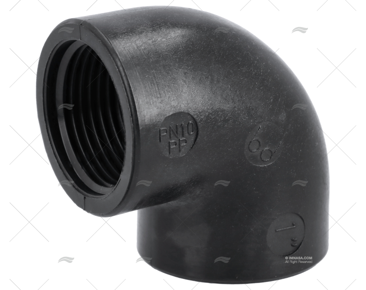 GOMITO 90º FEMMINA BSP PP 1" RANDEX IBERICA