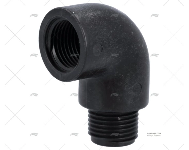 CODO 90º MACHO/HEMBRA BSP PP 1/2" RANDEX IBERICA