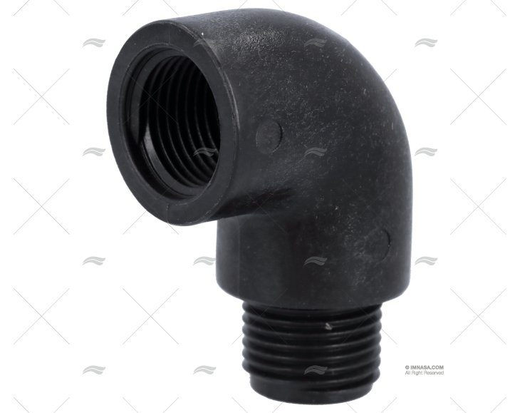 CODO 90º MACHO/HEMBRA BSP PP 1/2" RANDEX IBERICA