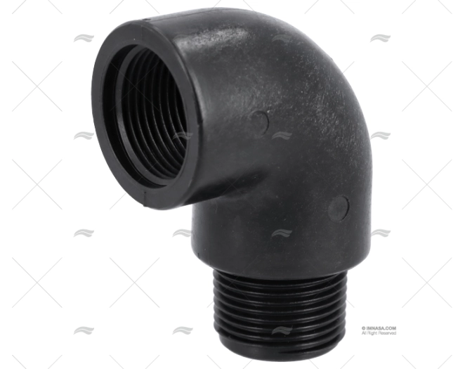 COTOVELO 90º MACHO/FÊMEA BSP PP 3/4" RANDEX IBERICA