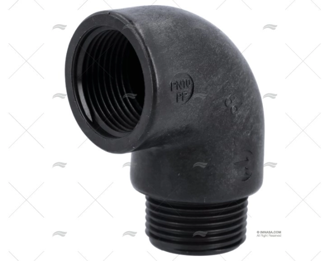 90º ELBOW MALE/FEMALE BSP PP 1" RANDEX IBERICA