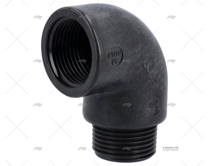 GOMITO 90º MASCHIO/FEMMINA BSP PP 1" RANDEX IBERICA