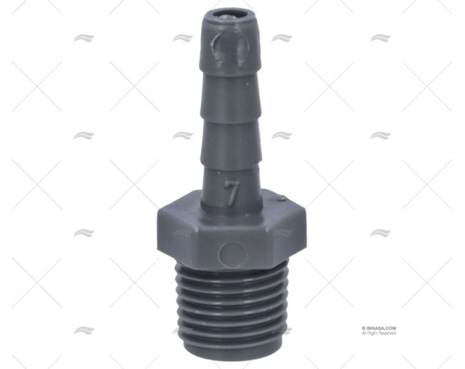 MANICOTTO ANELLATO MASCHIO  1/4" DIAM 7mm RANDEX IBERICA