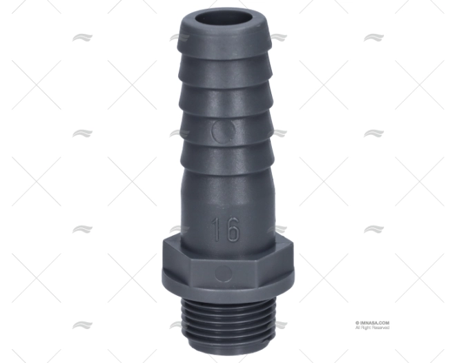 MANGUITO ANILHADO MACHO  3/8" DIÂM 16mm RANDEX IBERICA