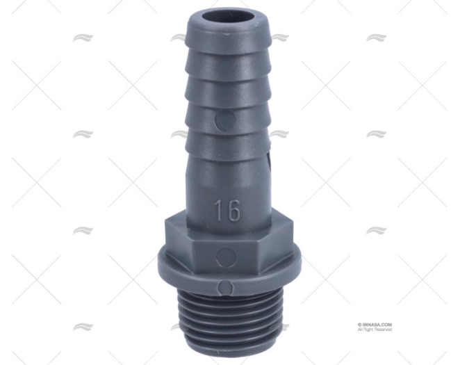 MANGUITO ANELADO MACHO  1/2" DIÂM 16mm RANDEX IBERICA