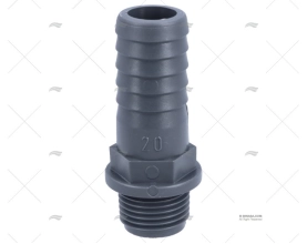 MANICOTTO ANELLATO MASCHIO  1/2" DIAM 20mm RANDEX IBERICA